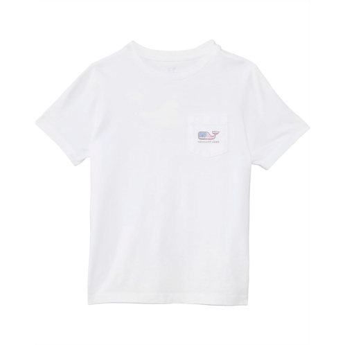 Vineyard Vines Kids Flag Whale Short-Sleeve Pocket Tee (Toddler/Little Kids/Big Kids)