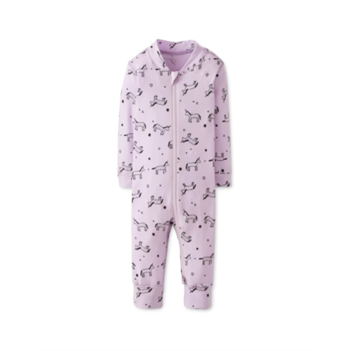 Hanna Andersson 2-Way Zip Sleeper in HannaSoft (Infant/Toddler)