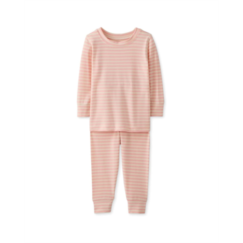 Hanna Andersson Striped Long John Pajama Set in HannaSoft (Infant/Toddler/Little Kid/Big Kid)