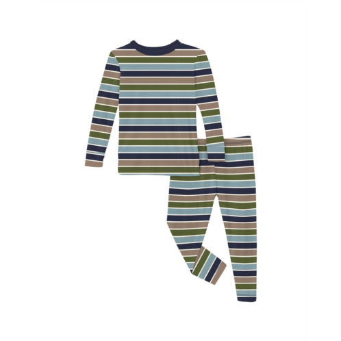 Kickee Pants Kids Print Long Sleeve Pajama Set (Big Kid)