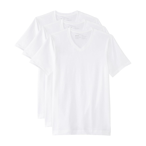 Mens PACT Cool-Stretch V-Neck Undershirt 3-Pack