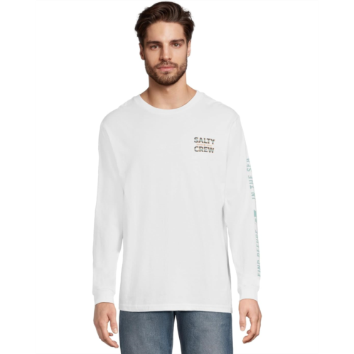 Mens Salty Crew Offset Long Sleeve Tee