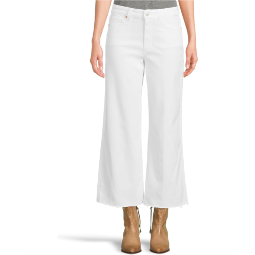 Womens Paige Anessa Raw Hem in Crisp White