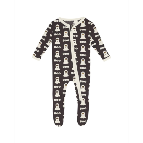 Kickee Pants Kids Print Footie With 2 Way Zipper (Infant)