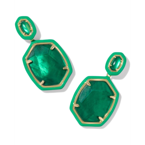 Kendra Scott Daphne Enamel Frame Drop Earrings