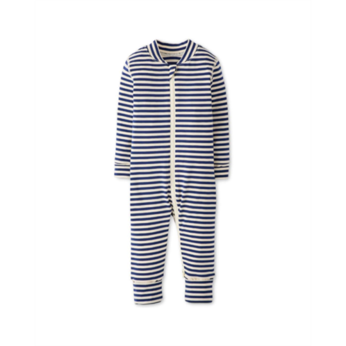 Hanna Andersson Striped 2-Way Zip Sleeper in HannaSoft (Infant/Toddler)