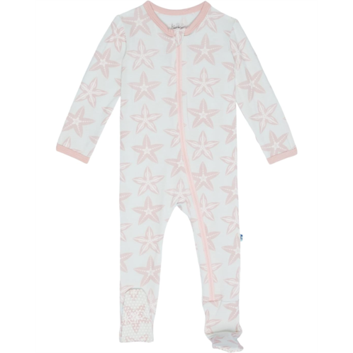 Kickee Pants Kids Print Footie with Zipper (Infant)