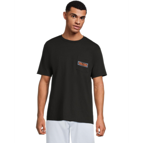 Mens Volcom Warning Pocket Tee