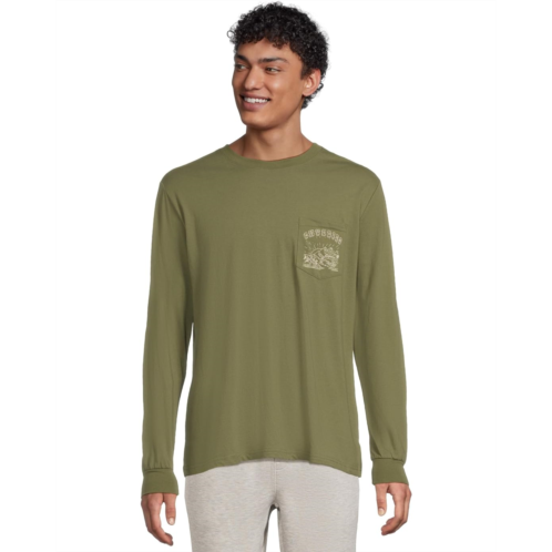 Mens Chubbies The Handy Man (Long Sleeve Pocket T-shirt)