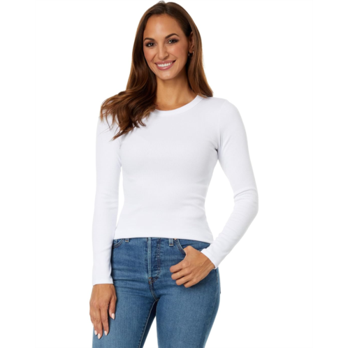 Womens Michael Stars Zola Long Sleeve Crew Tee