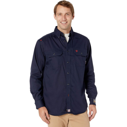 Mens Ariat FR Solid Long Sleeve Work Shirt