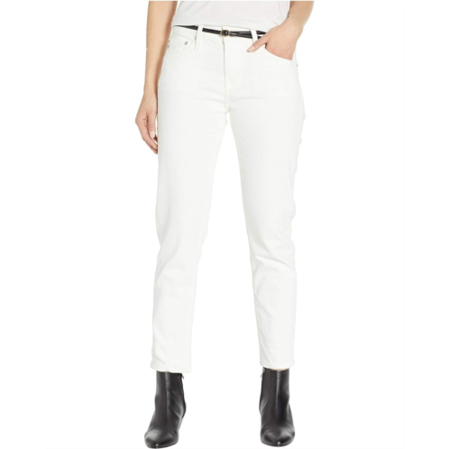 Womens AG Jeans Ex Boyfriend Slim in 1 Year Tonal White