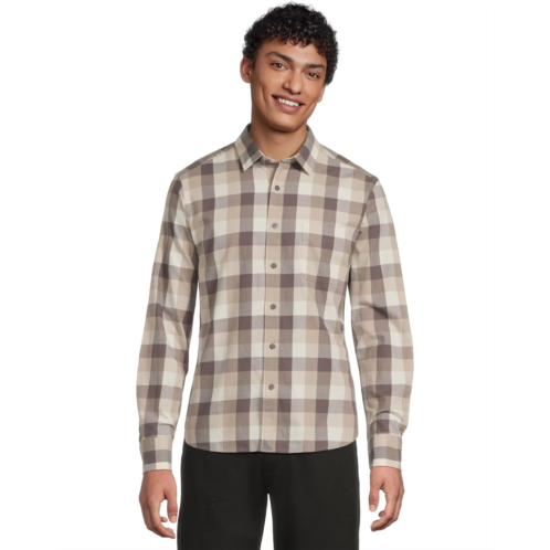 Mens UNTUCKit Long Sleeve Greenwald Flannel Shirt