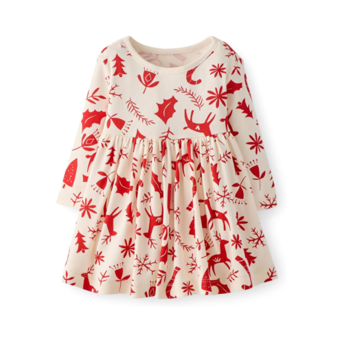 Hanna Andersson Long Sleeve Playtime Dress (Infant/Toddler)