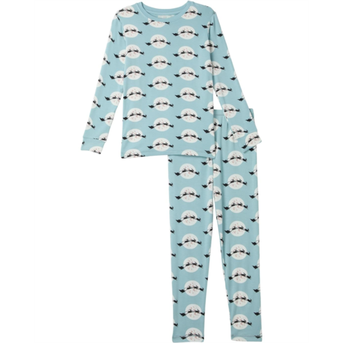 Kickee Pants Kids Print Long Sleeve Pajama Set (Toddler/Little Kids/Big Kids)