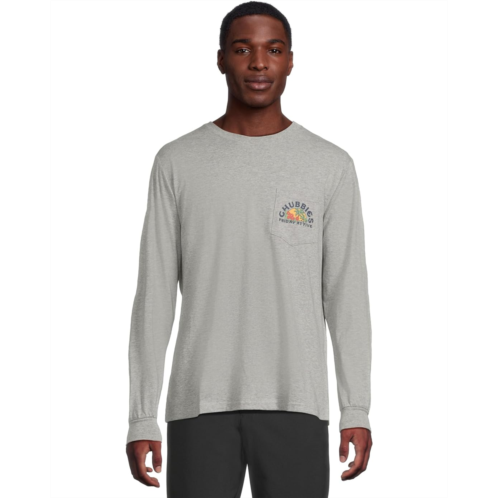 Mens Chubbies The Seal Of Approval (Long Sleeve Pocket T-shirt)