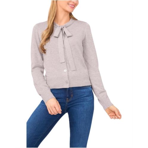 CeCe Tie Neck Cardigan