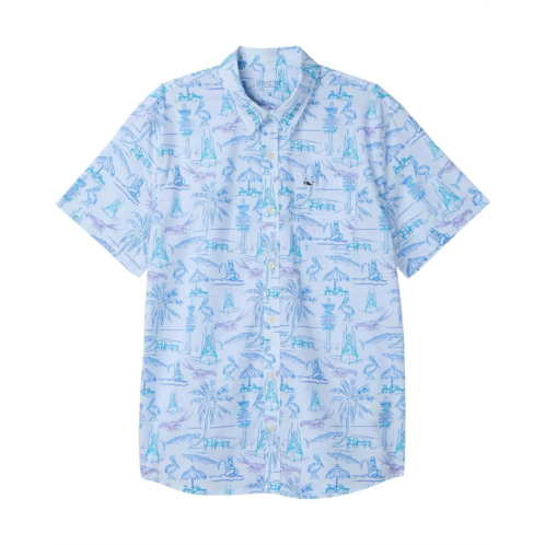 Vineyard Vines Kids Key West Scene Short Sleeve Shirt (Little Kid/Big Kid)