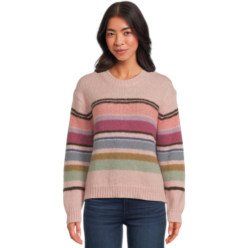 Michael Stars Aura Striped Crew Pullover