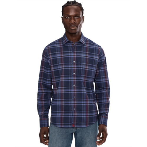 Mens UNTUCKit Performance Flannel Blanchard Shirt