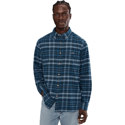 Mens Vineyard Vines Polar Pld Flannel Shirt