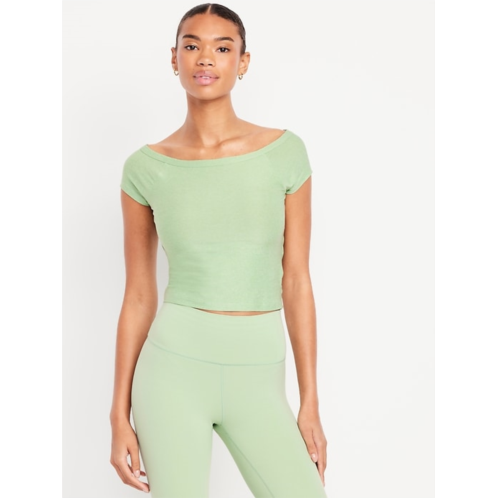 OldNavy CloudMotion Ballet Twist-Back Top