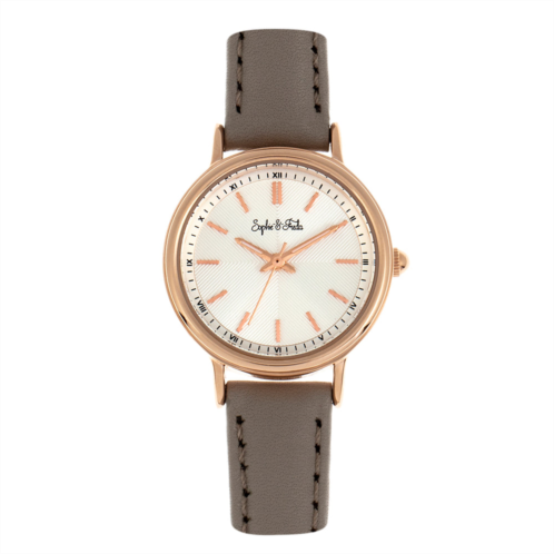 Sophie and Freda berlin leather-band watch