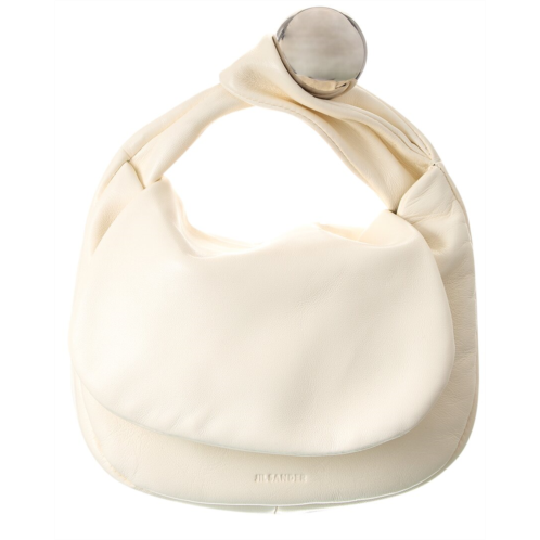 Jil Sander sphere leather clutch