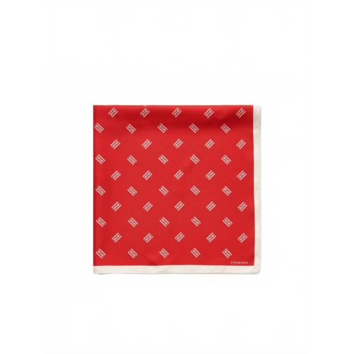 BY MALENE BIRGER monnas silk scarf in red