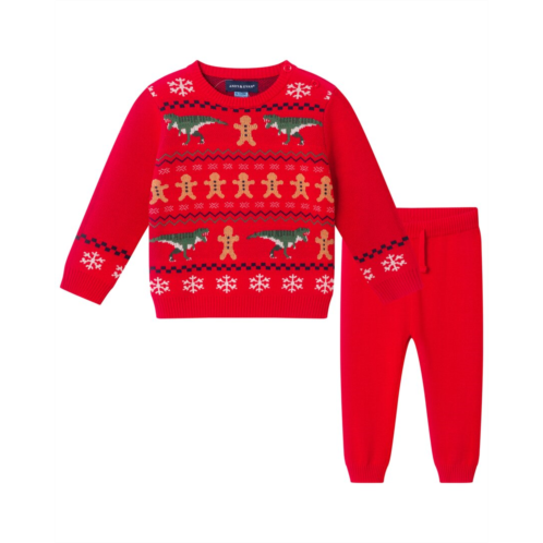 Andy & Evan fairisle sweater set