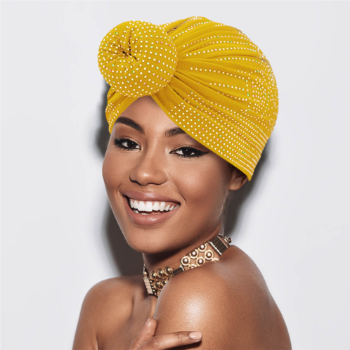 FASHNZFAB bling studded turban hat