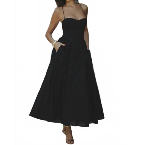 BARDOT estie maxi dress in black