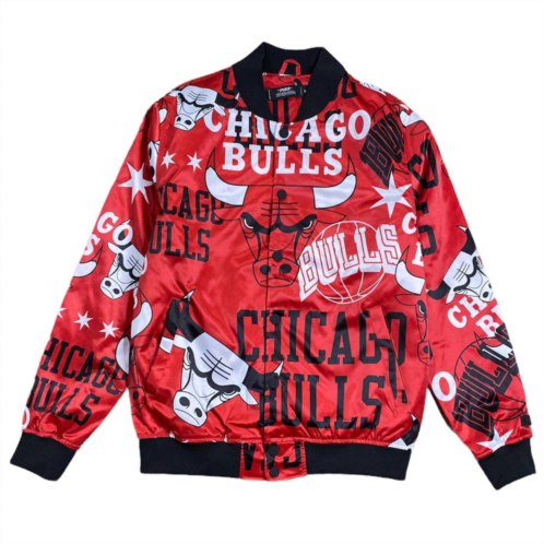 PRO STANDARD unisex chicago bulls track jacket in red