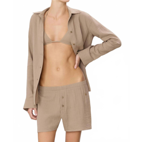 Eterne jude short in taupe
