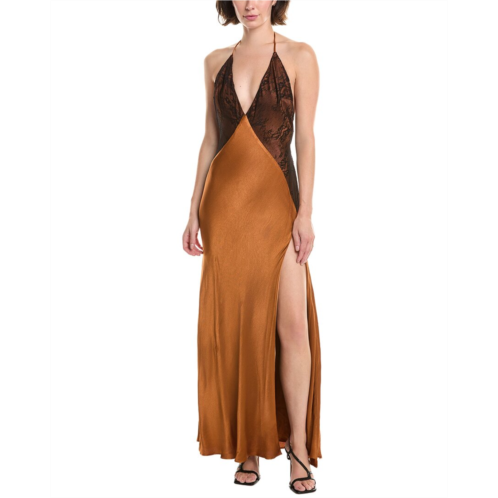 Bardot estrella halter maxi dress