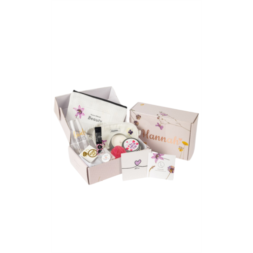 Lizush bridal shower bridesmaids gift box natural spa gift set