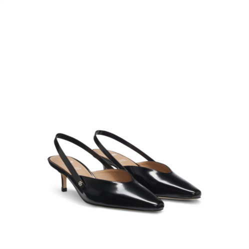 BOSS slingback pumps in polished leather
