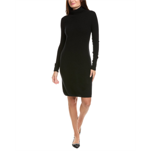 kier j turtleneck wool & cashmere-blend dress