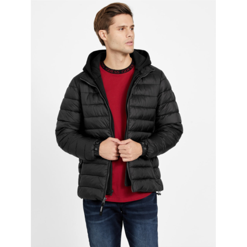 Guess Factory harrison hooded quilted jacket