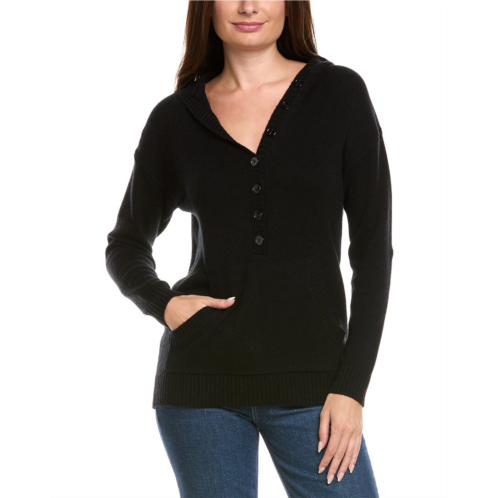 kier j oversized wool & cashmere-blend hoodie