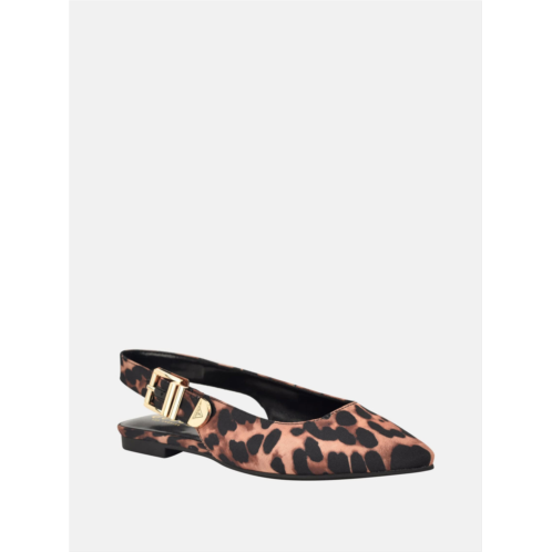 Guess Factory elirra leopard sling-back flats