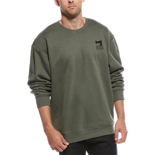 Scotch & Soda embroidered logo crewneck sweatshirt