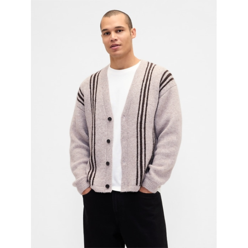 Gap Fuzzy Relaxed Crop Cardigan Sweater