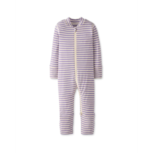 Hanna Andersson Striped 2-Way Zip Sleeper in HannaSoft (Infant/Toddler)