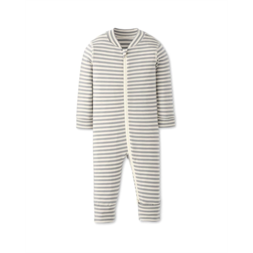 Hanna Andersson Striped 2-Way Zip Sleeper in HannaSoft (Infant/Toddler)