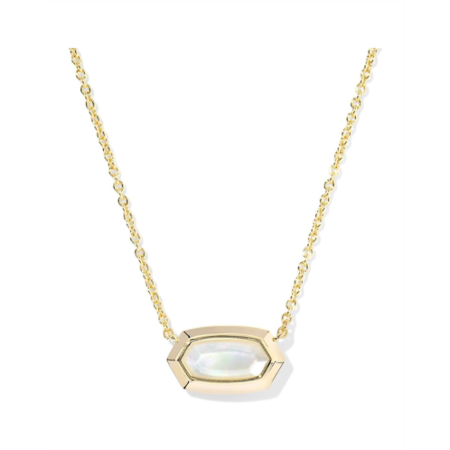 Kendra Scott Elisa Bezel Short Pendant Necklace
