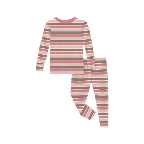 Kickee Pants Kids Print Long Sleeve Pajama Set (Big Kids)