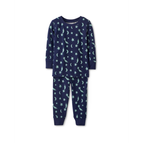 Hanna Andersson Long John Pajama Set in HannaSoft (Infant/Toddler/Little Kid/Big Kid)