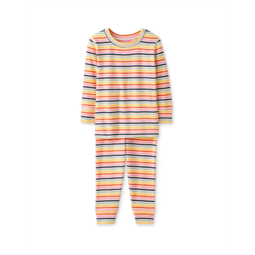 Hanna Andersson Striped Long John Pajama Set in HannaSoft (Infant/Toddler/Little Kid/Big Kid)