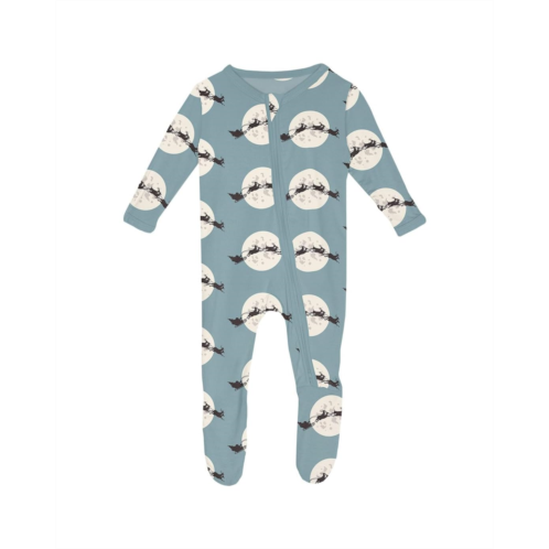 Kickee Pants Kids Print Footie With 2 Way Zipper (Infant)